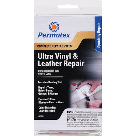 Permatex Vinyl and Leather Repair Kit, 6-Piece 81781